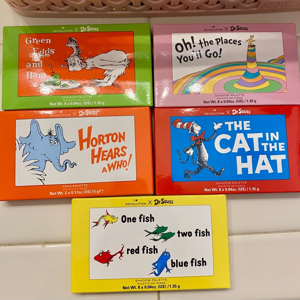 I Heart Revolution x Dr. Seuss Shadow & Face Palettes